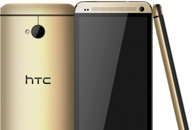 HTC One vàng sâm panh trình làng
